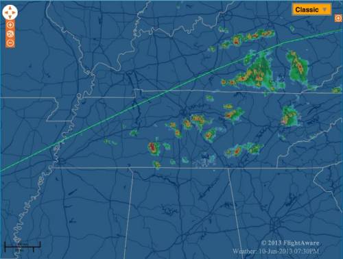 2013-06-10 FlightAware Map