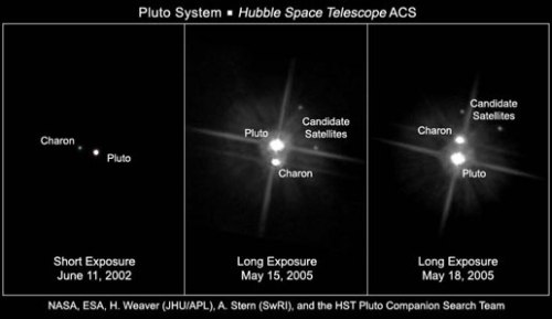 HST Moons of Pluto
