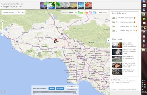 2015-10-19-1630 Weather Channel Website Radar
